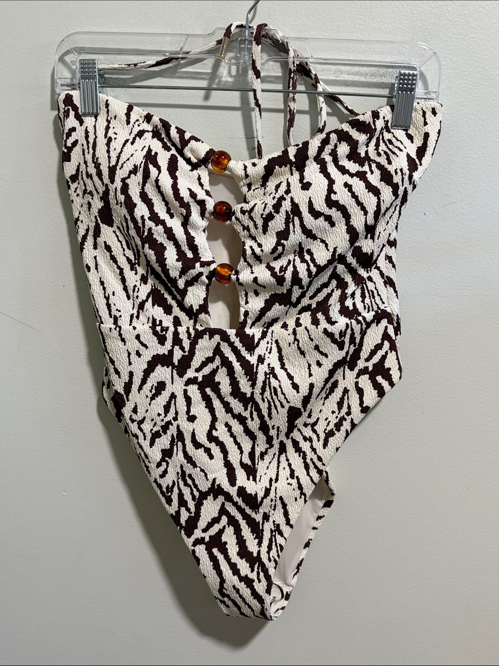 NWT! Rebecca Minkoff Striped Zebra One Piece Size Medium